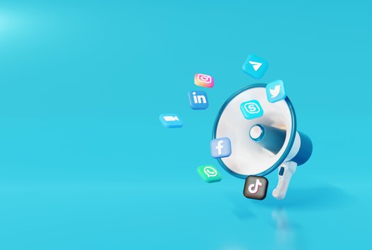 megafon mit social icons