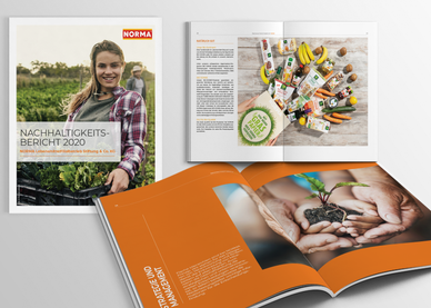 NORMA CSR Bericht Mockup