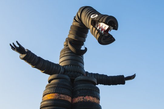 Große Dodofigur
