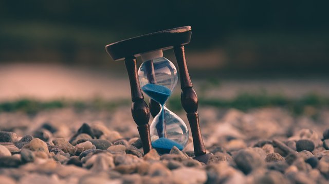 sanduhr im sand