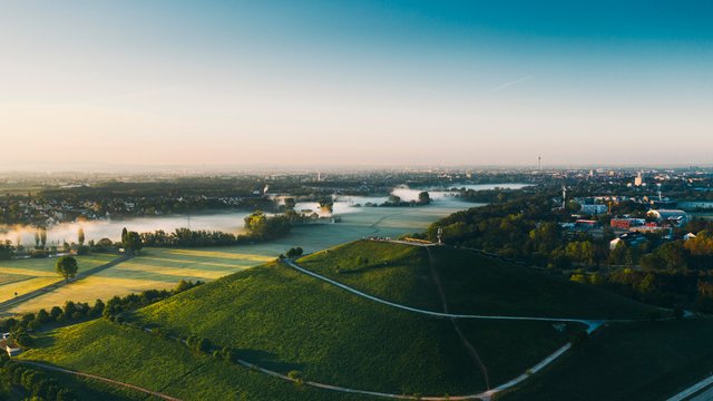 Luftaufnahme Solarberg Fürth