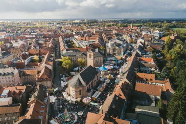 luftaufnahme von fürth