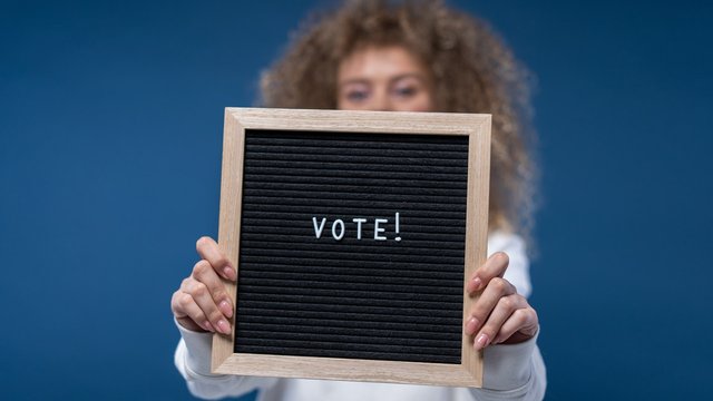 vote schild