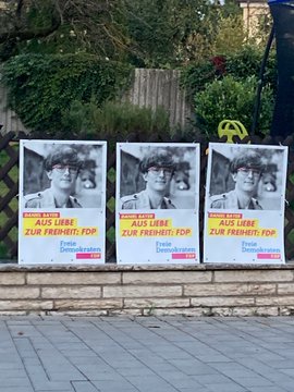 wahlplakat, fdp, daniel bayer