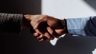 shake hands