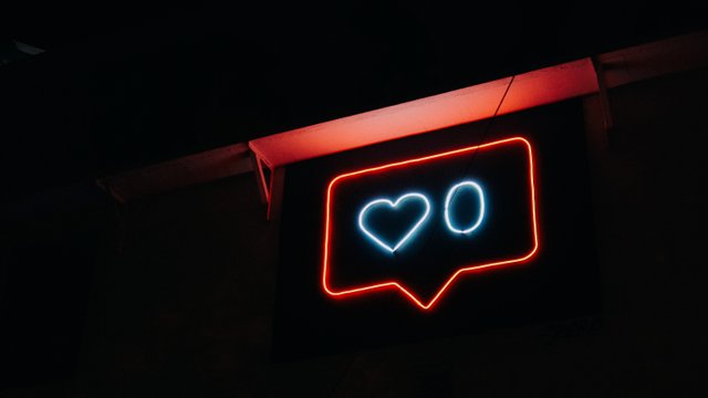 Like, Neonschild