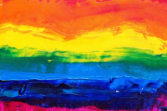 Regenbogen gemalt