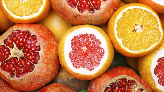 mehrere orangen und oranginen