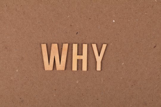 WHY Schriftzug